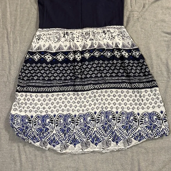 Roxy Dark Blue Ruched Top - Picture 8 of 8